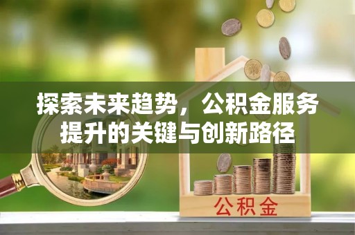 溪州探索未来趋势，公积金服务提升的关键与创新路径