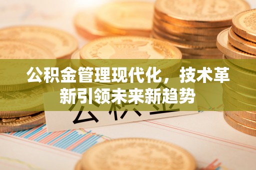 溪州公积金管理现代化，技术革新引领未来新趋势