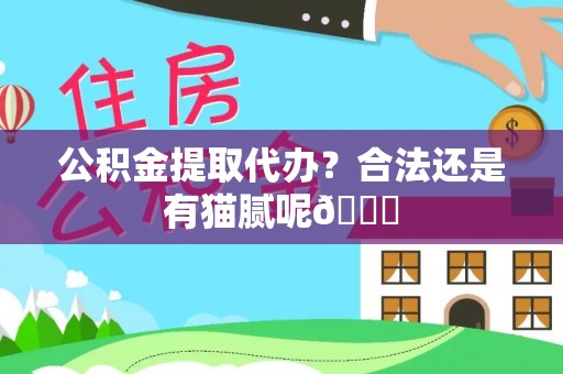 溪州公积金提取代办？合法还是有猫腻呢😏